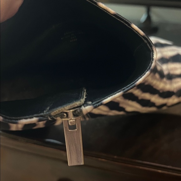 Sigerson Morrison Zebra Pattern Ankle Boots 38 - Picture 5 of 10